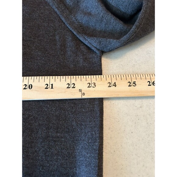 Black And Brown Brand Collared Sweater Mens XL 100% Merino Wool Dark Gray - Picture 4 of 6